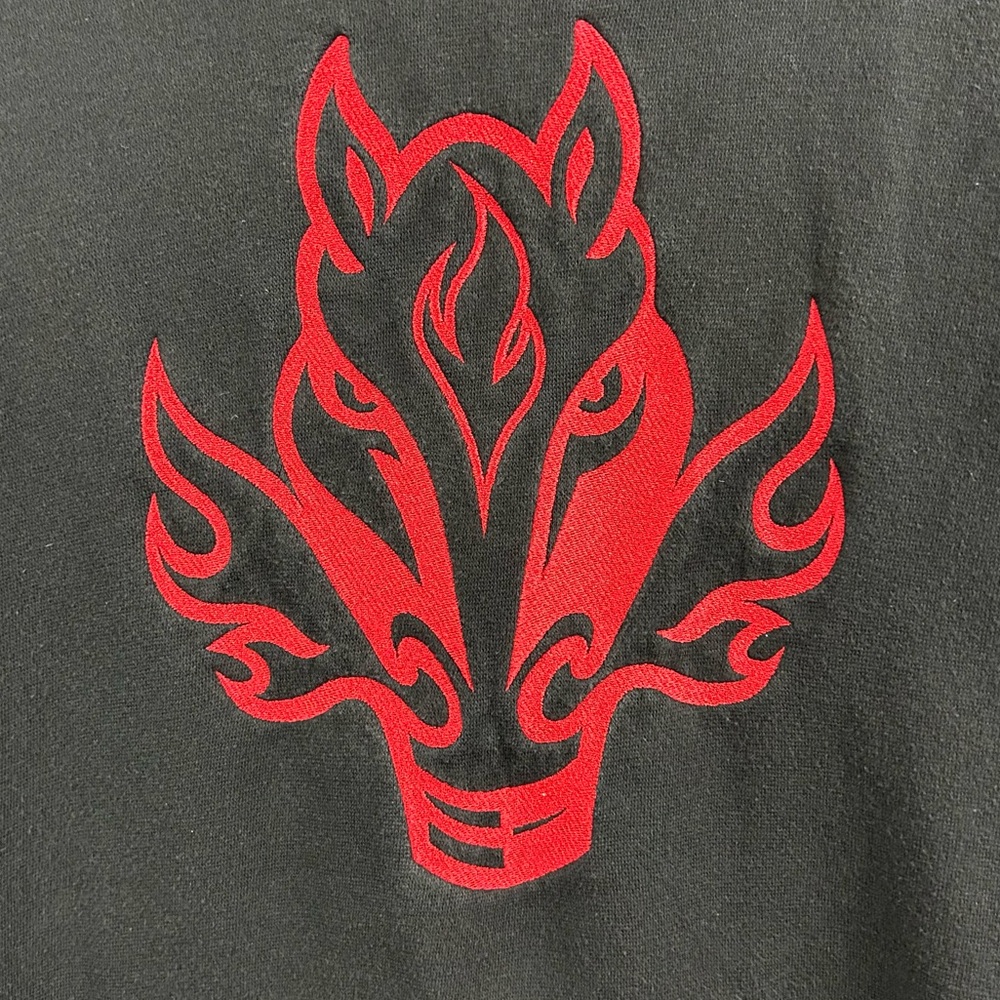 Calgary Flames Blasty Embroidered Sweater Hoodie Size Small - Picture 5 of 13